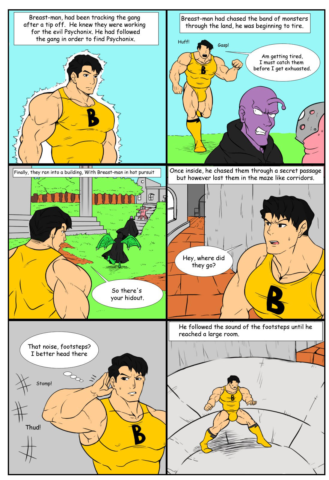Breast-Man #1 page 2 full