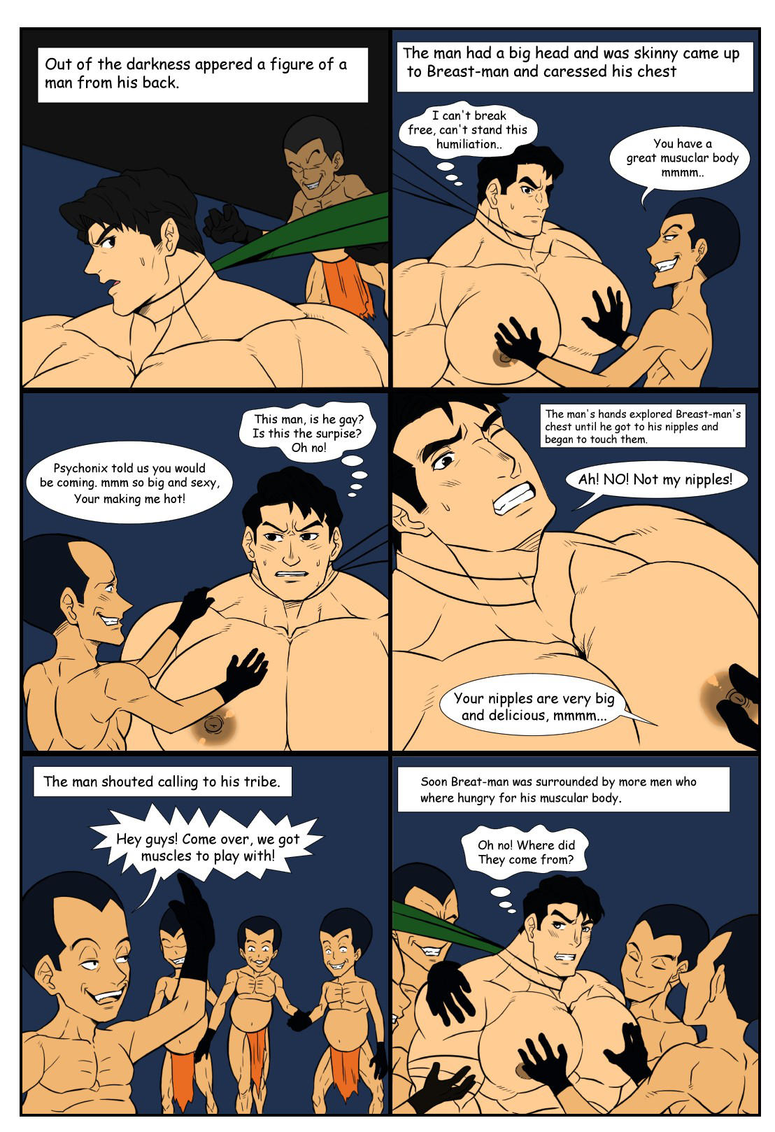 Breast-Man #1 page 6 full