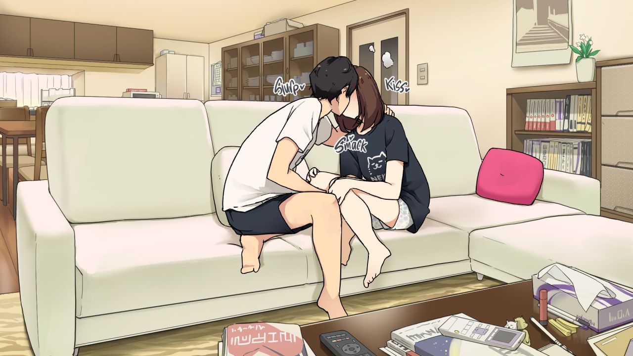 Ryoushin ga Dekakeru ya Ina ya Living no Sofa de Yarihajimeru Shitei | Когда родители уходят, мы начинаем заниматься сексом на диване в гостиной page 5 full