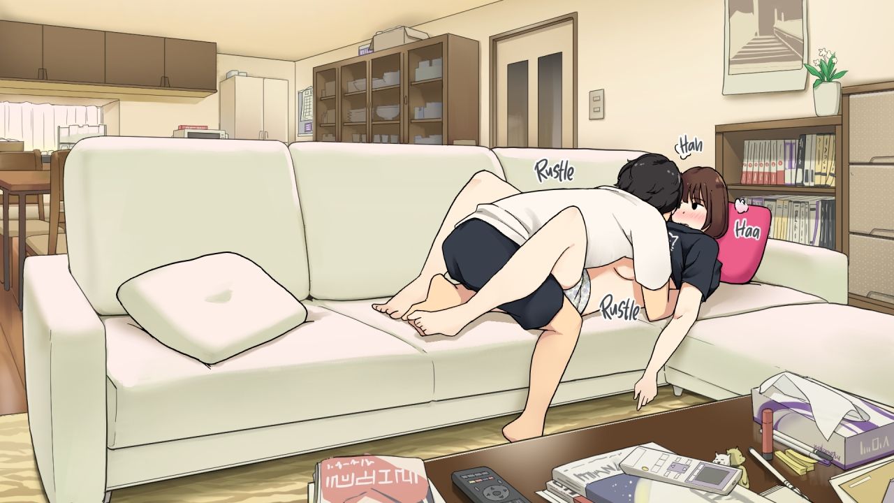 Ryoushin ga Dekakeru ya Ina ya Living no Sofa de Yarihajimeru Shitei | Когда родители уходят, мы начинаем заниматься сексом на диване в гостиной page 6 full