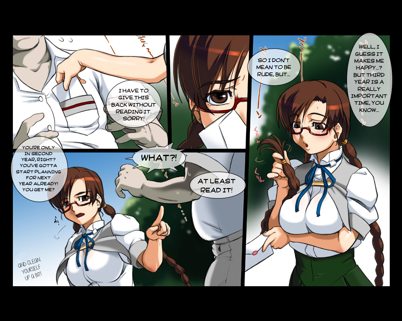 Full Color 18-kin Comic "Hoshimusume" Fuuki Iinchou Morisaki Nana no Maki | Target Girl - President of Public Morals Nana Morisaki  =CBS= page 2 full