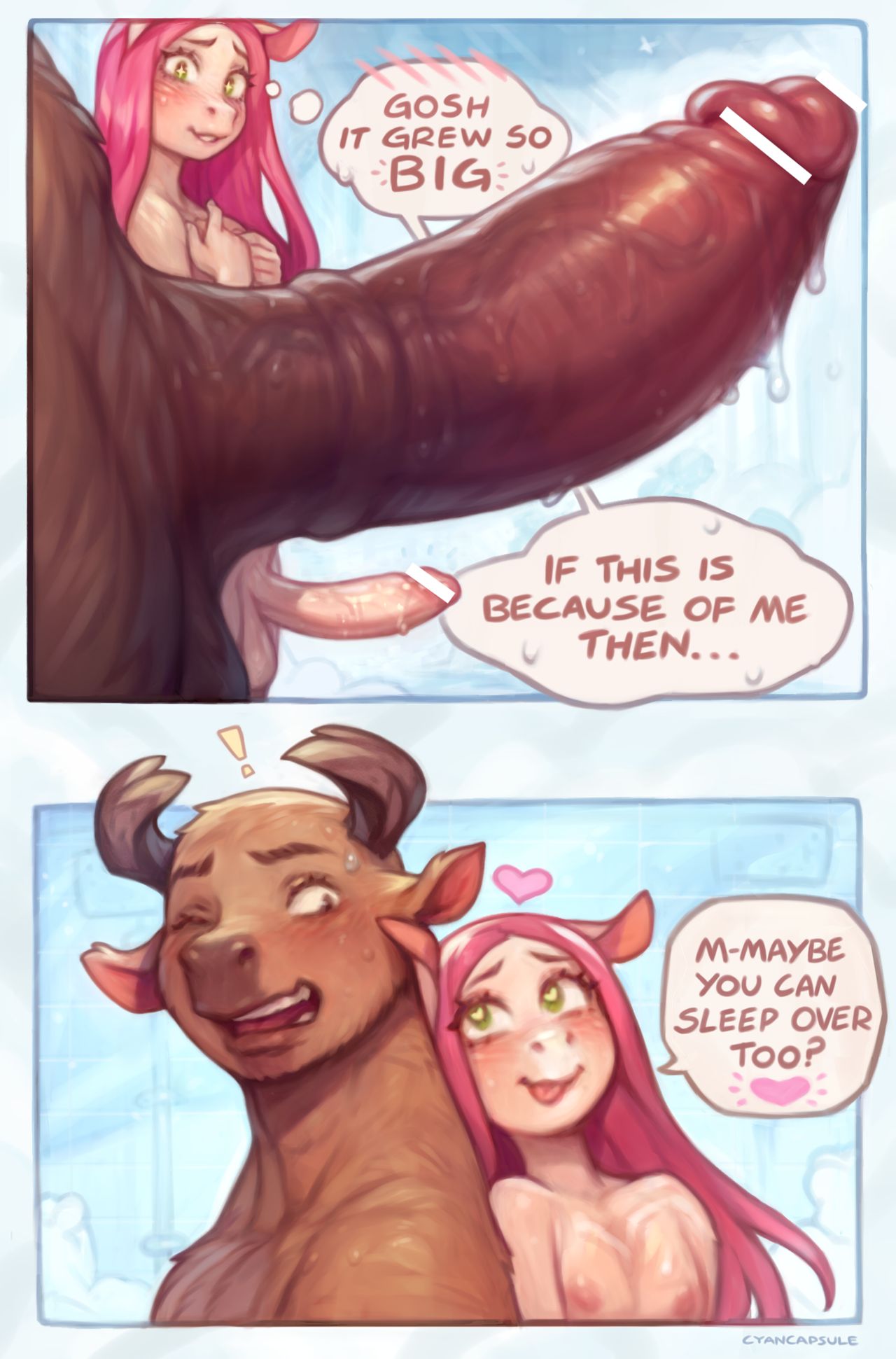 Nila &amp; Ben shower Mini-Comic page 4 full