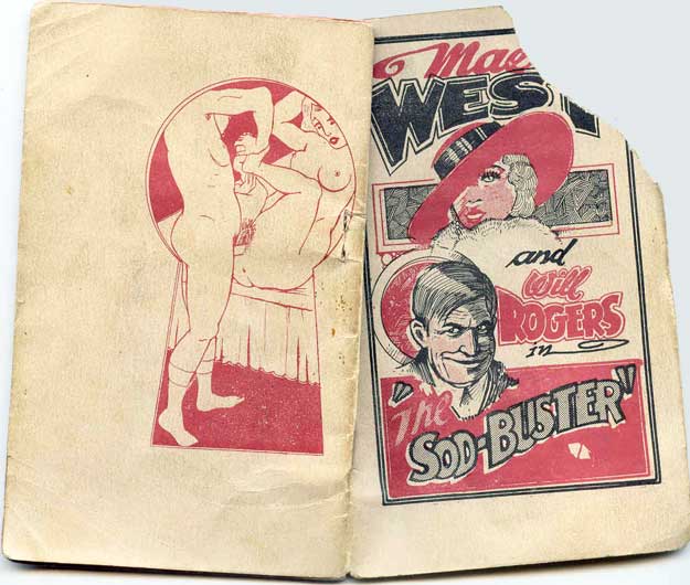 Mae West and Will Rogers in "The Sod-Buster" page 1 full