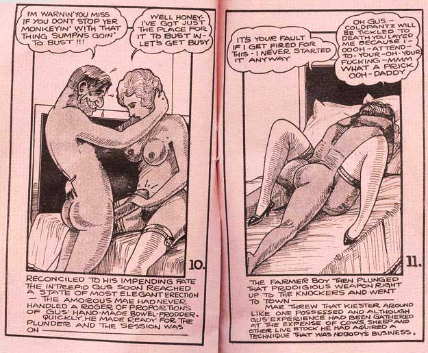 Mae West and Will Rogers in "The Sod-Buster" page 7 full