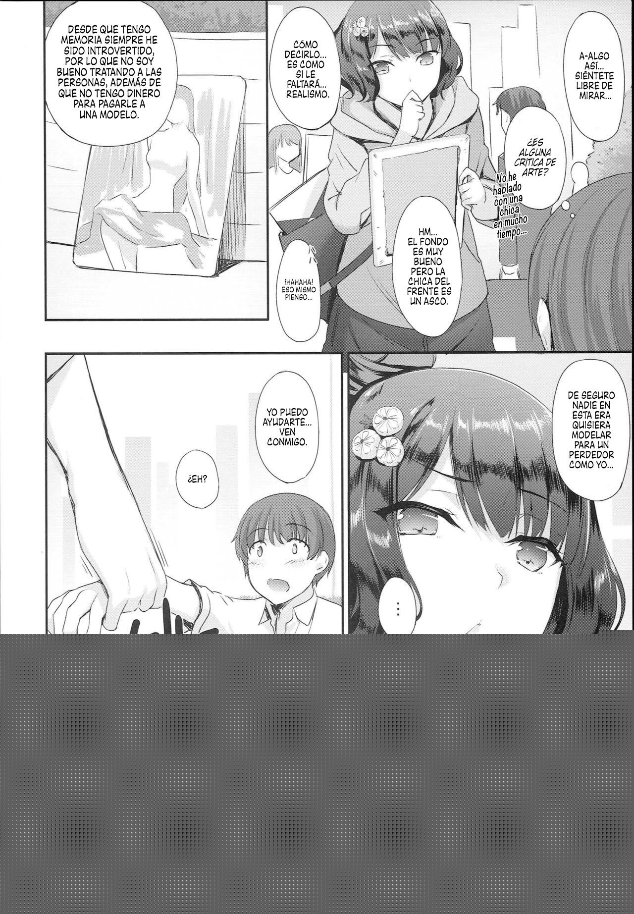 Hokusai-chan no Fudeoroshi | Hokusai Acaricia su Nuevo Pincel page 6 full