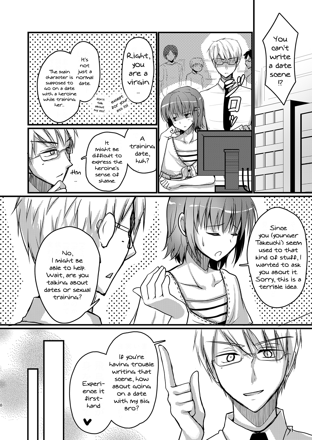 Urenai Eroge Writer ga Josou Shite Onnanoko no Kimochi o Benkyou Shite Mita 3 | A Porn Author Whose Work Won't Sell Tries Crossdressing To Understand a Woman's Feelings 3 page 3 full