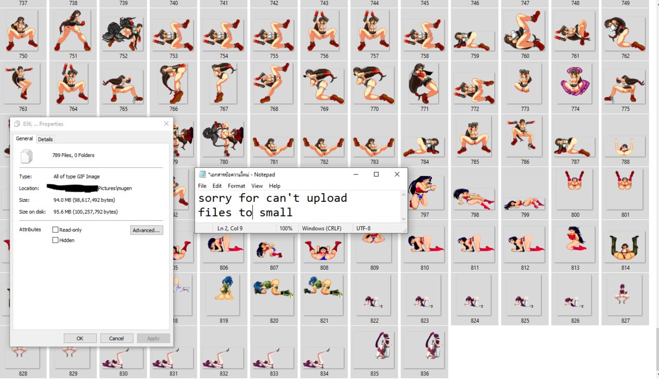 M.U.G.E.N nude sprites gif by "gettag2" page 1 full