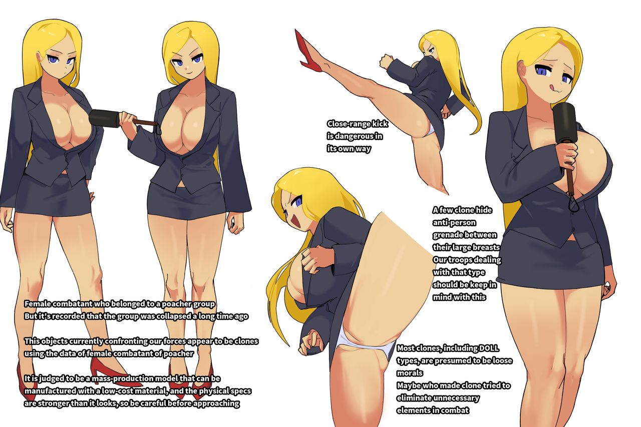 Female Combat Data Vol. 1 page 4 full