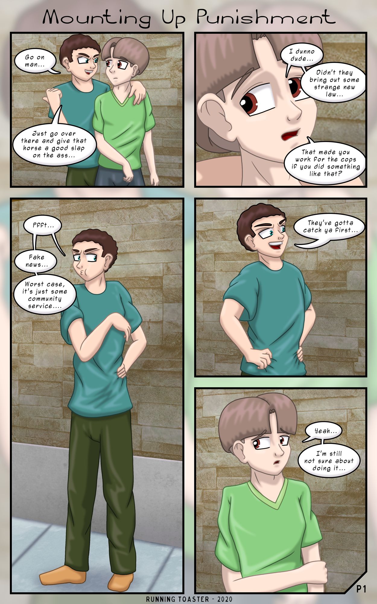 Mounting Up Punishment page 1 full
