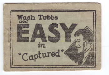 Wash Tubbs and Easy in "Captured" cover
