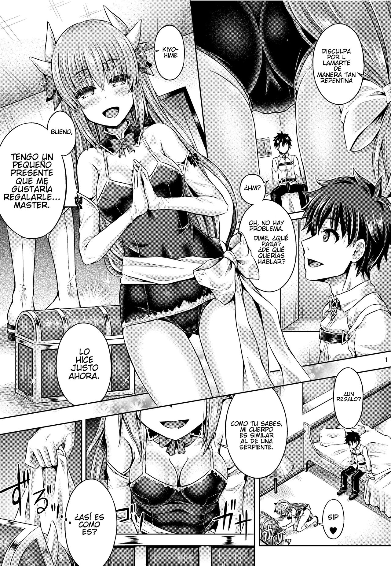 Master ga Kiyohime ni Kigaetara | Cuando el maestro se convierte en Kiyohime page 2 full