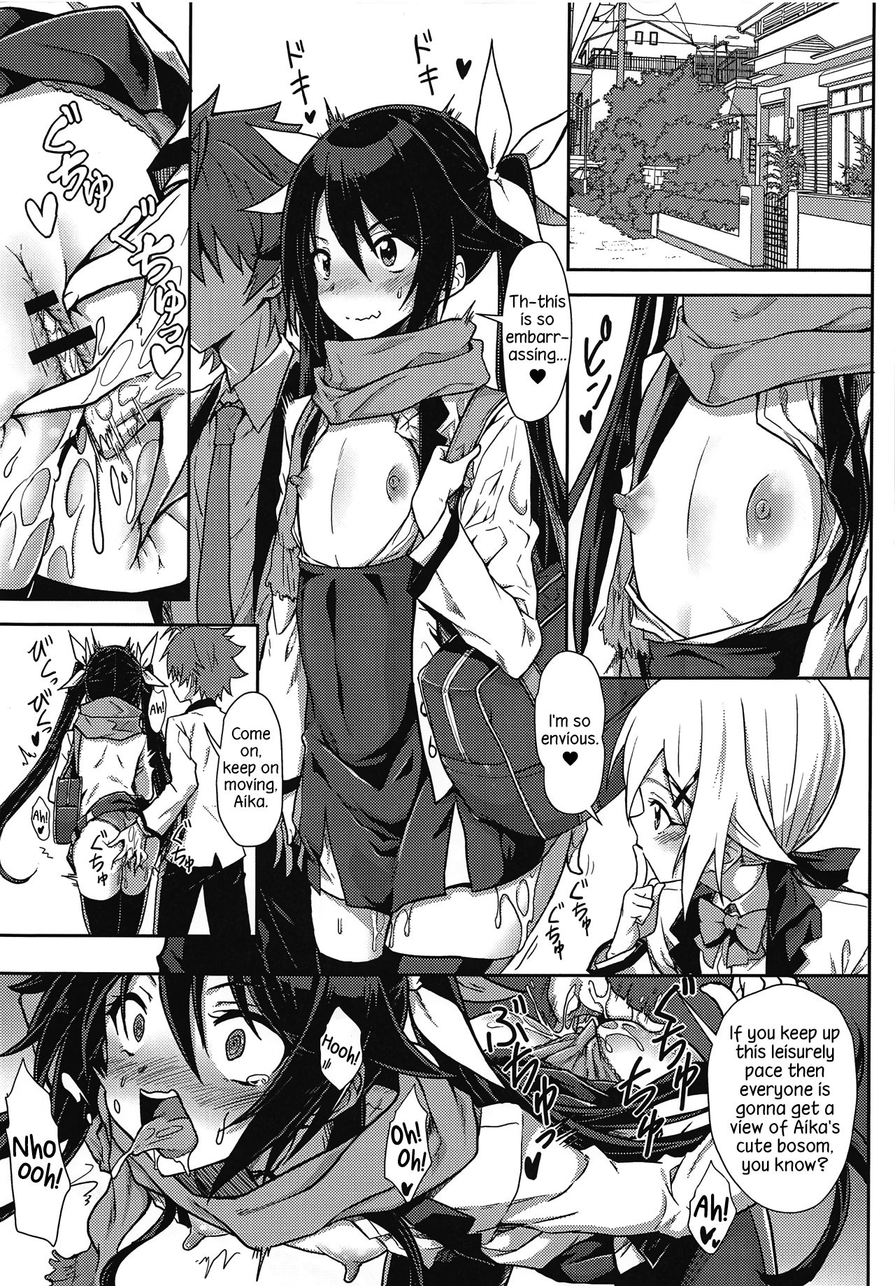 Hinnyuu de Chikubi ga Yowai Aika-san no Ichinichi | A day in the life of the small tittied Aika-san and her sensitive nipples page 6 full