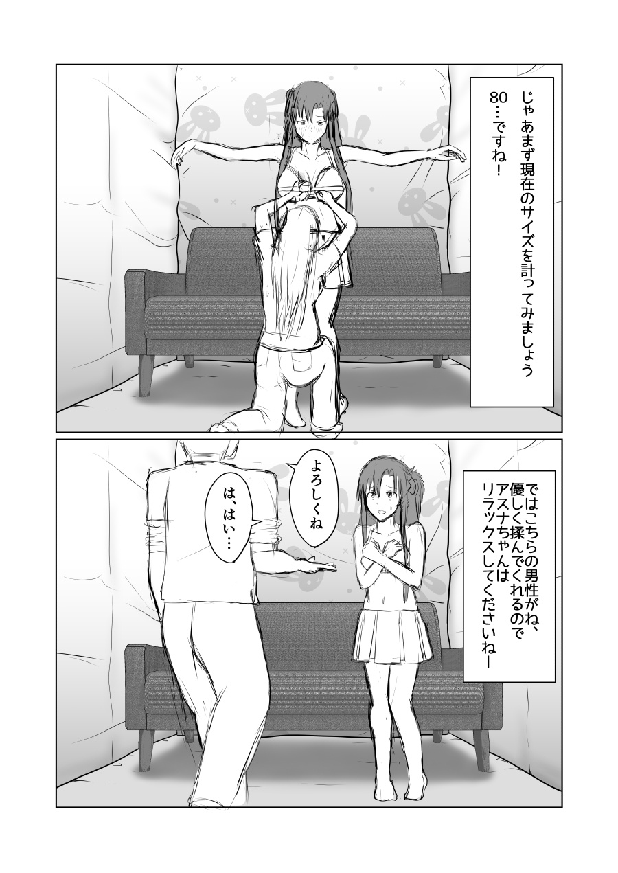 Asuna ga Shirouto Mono AV ni Deru Ohanashi page 8 full