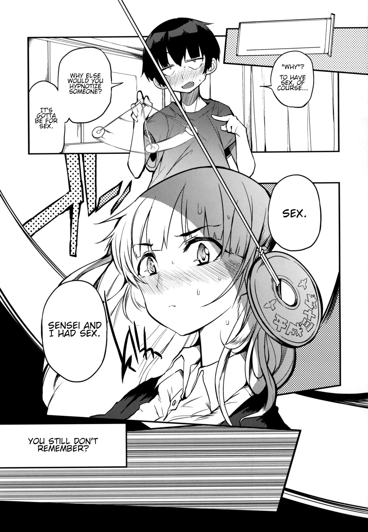 Soku Ochi Sensei Saimin Commentary | Teacher's Instant Loss Hypnosis Commentary page 4 full