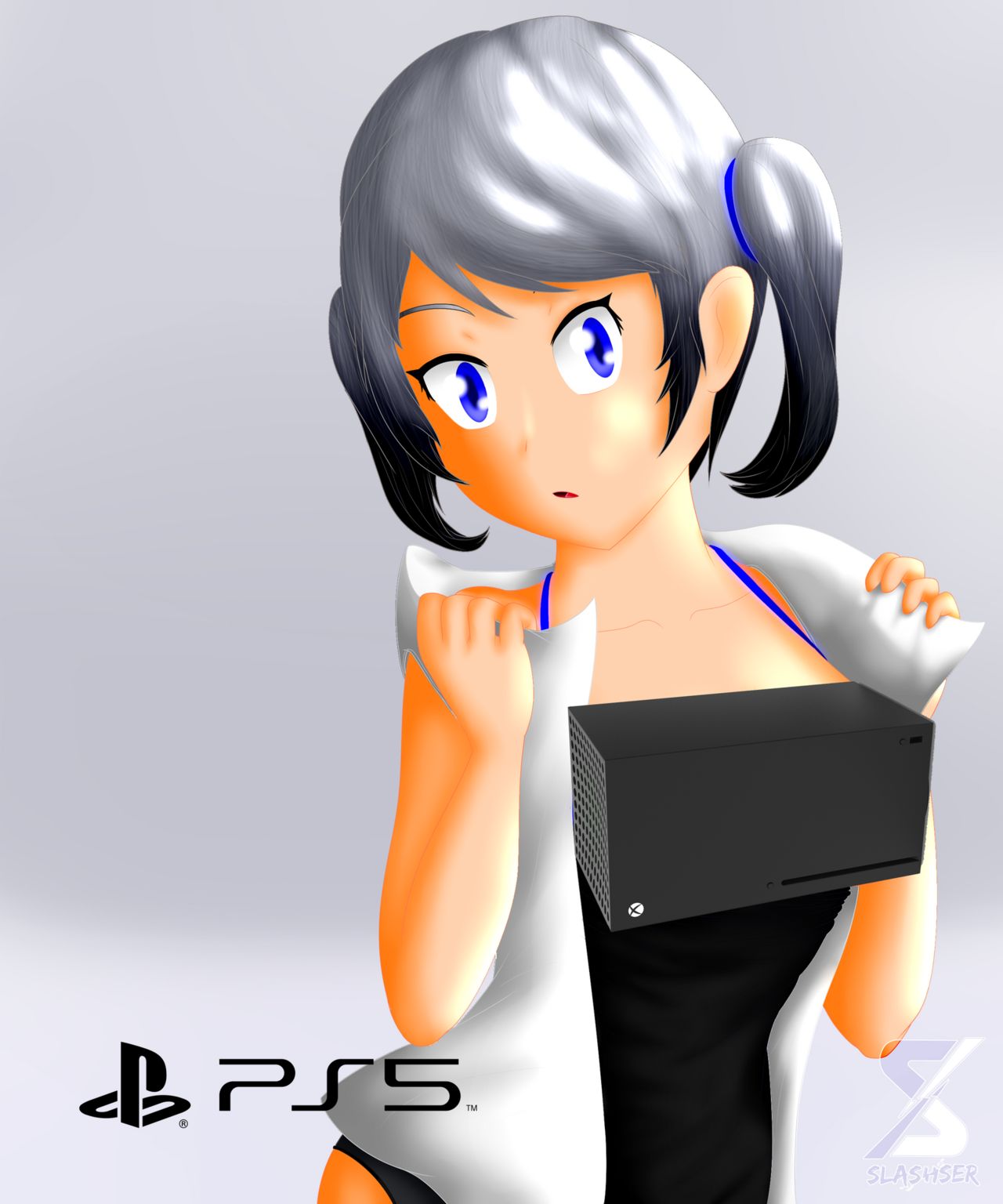 Playstation 5  gijinka, sexy gaming console waifus! page 5 full