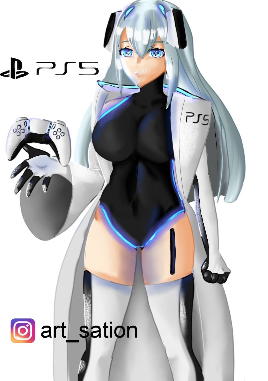 Playstation 5  gijinka, sexy gaming console waifus! page 9 full