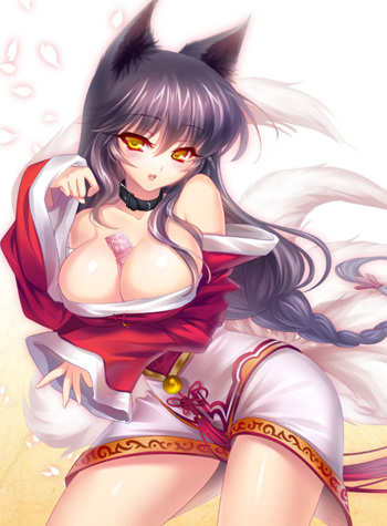 Ahri get Pregnation and Fertilization Sex serve!! cover