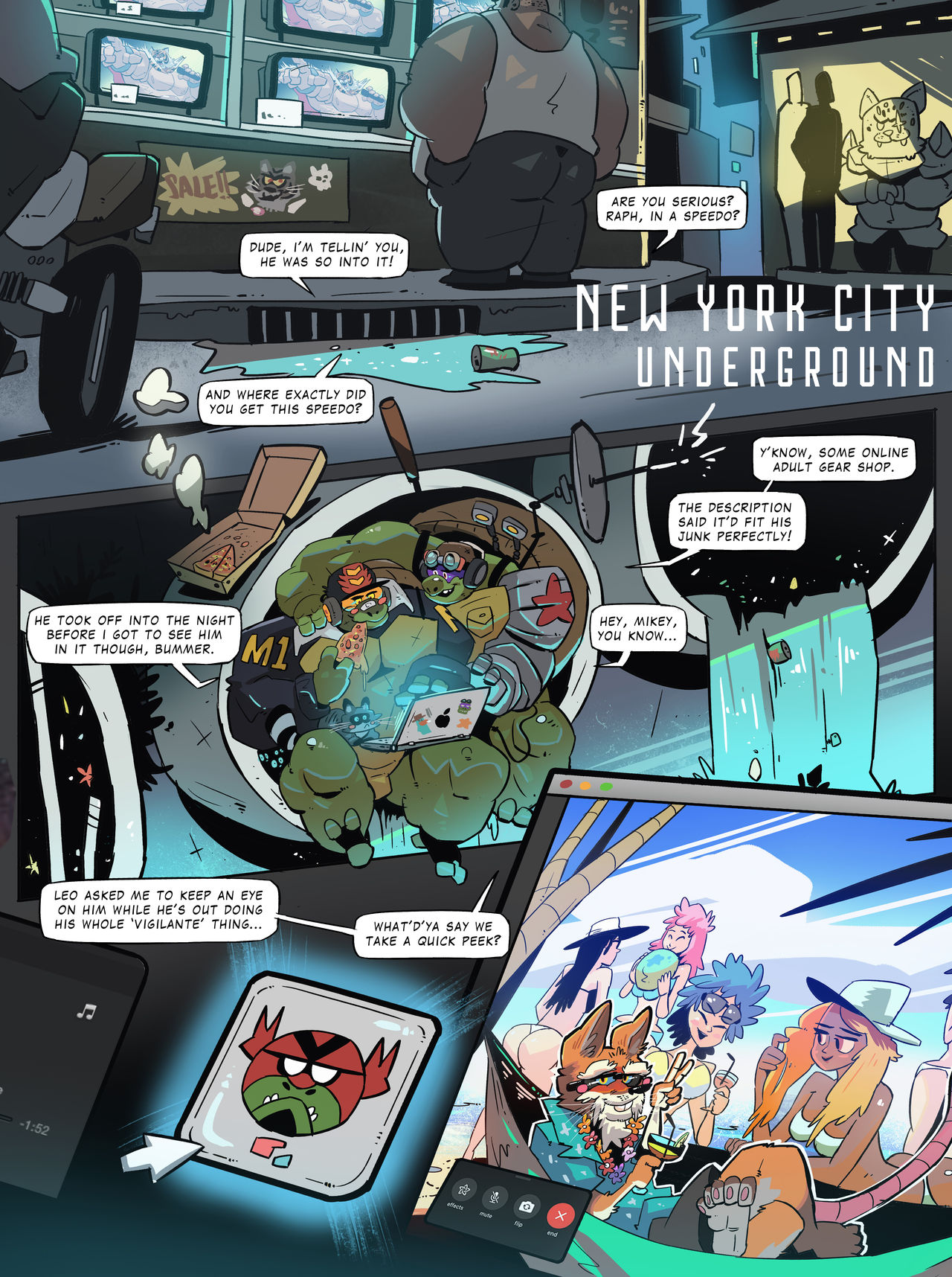 Troublesome Mutant Ninja Turtle HD page 10 full