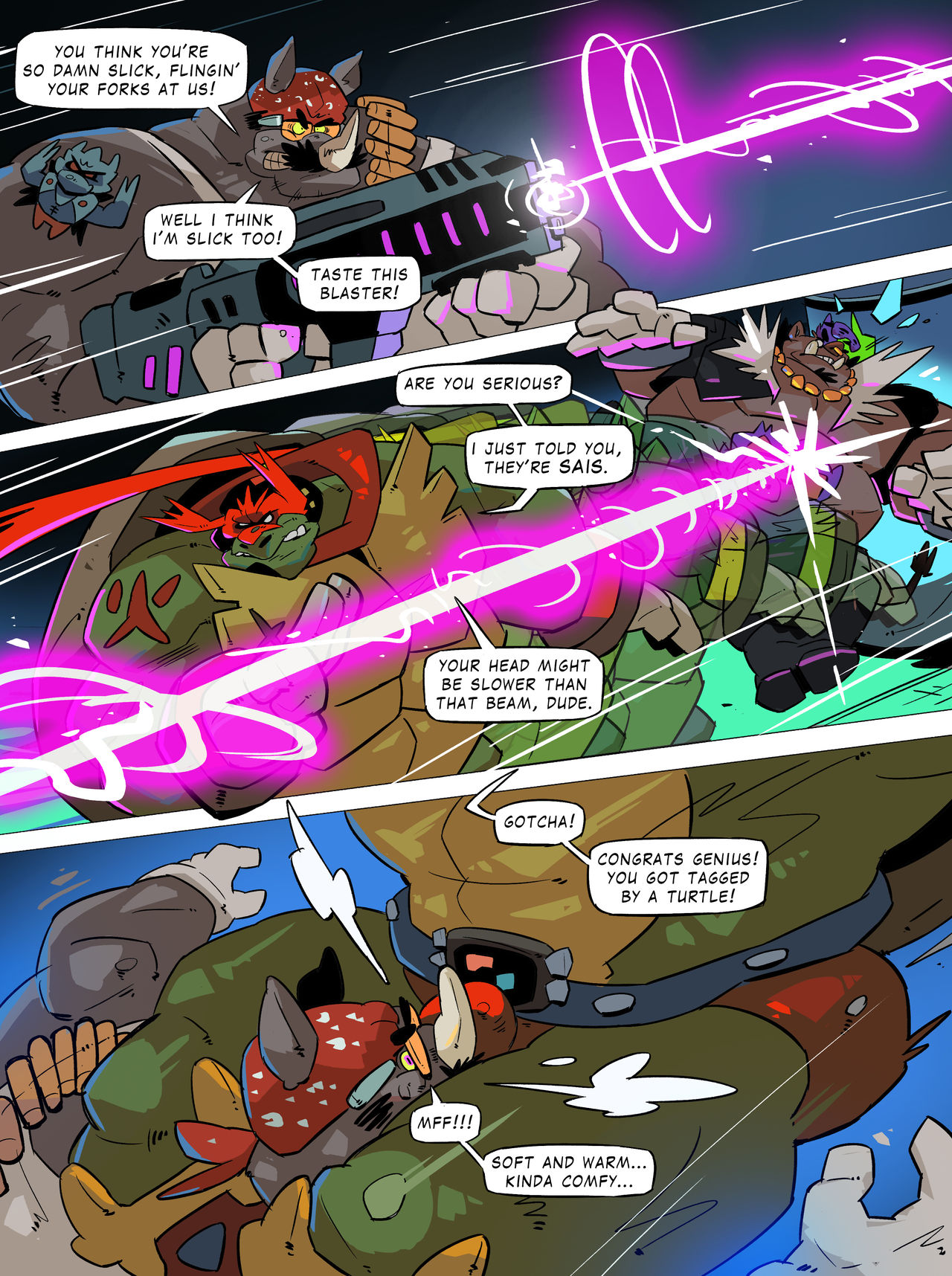 Troublesome Mutant Ninja Turtle HD page 6 full