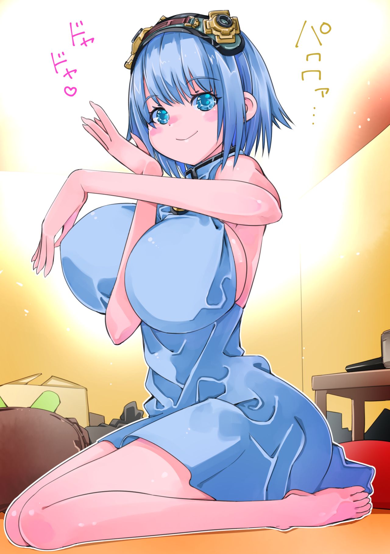 Naganen Aiyou Shita Senpuuki ga Shoujo ni Gijinka Shitanda ga Futari de Atsusa to Tatakau Koto ni Natta Ken page 5 full