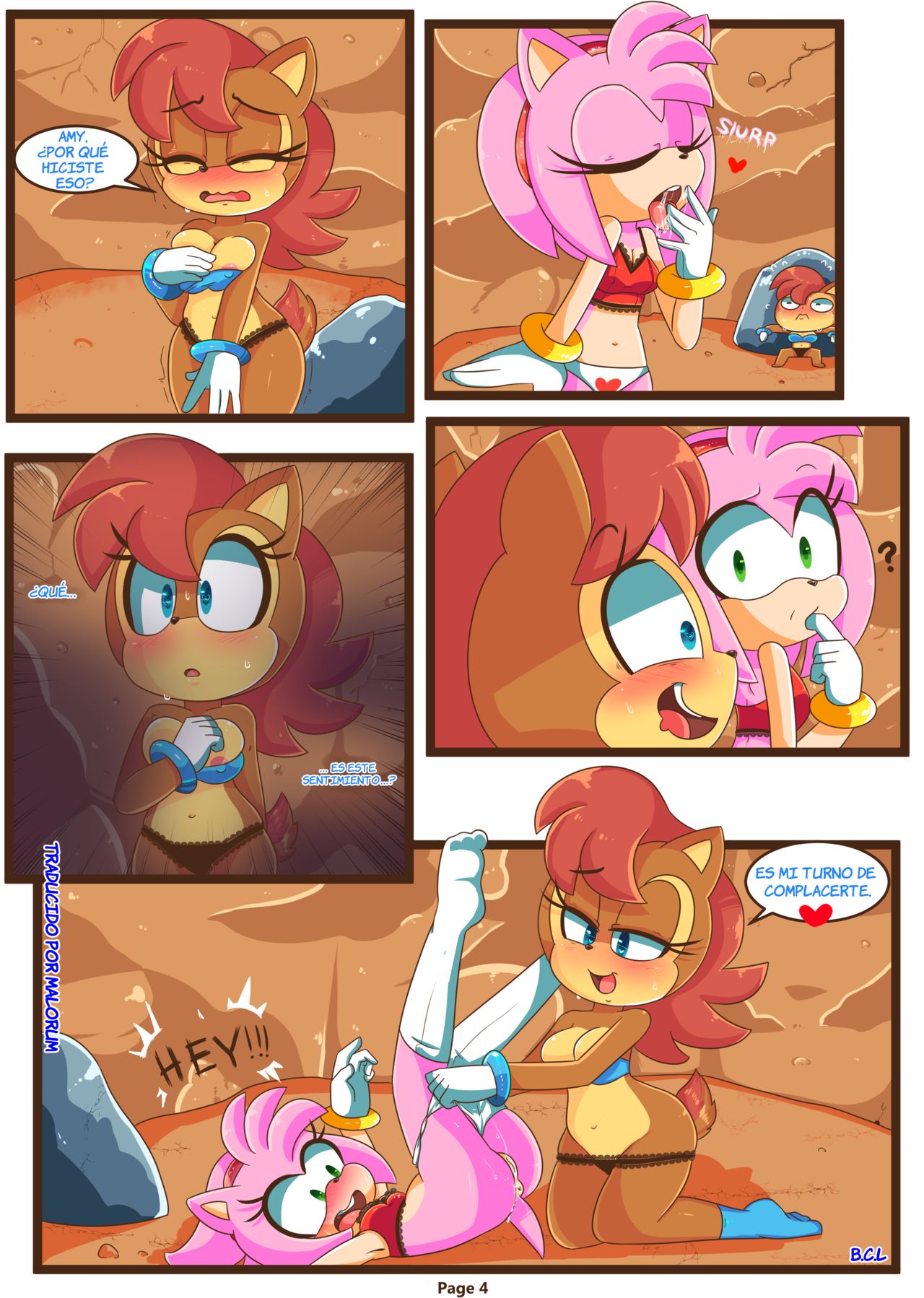 Sally &amp; Amy in The Forbidden fruit | En La Fruta Prohibida page 5 full