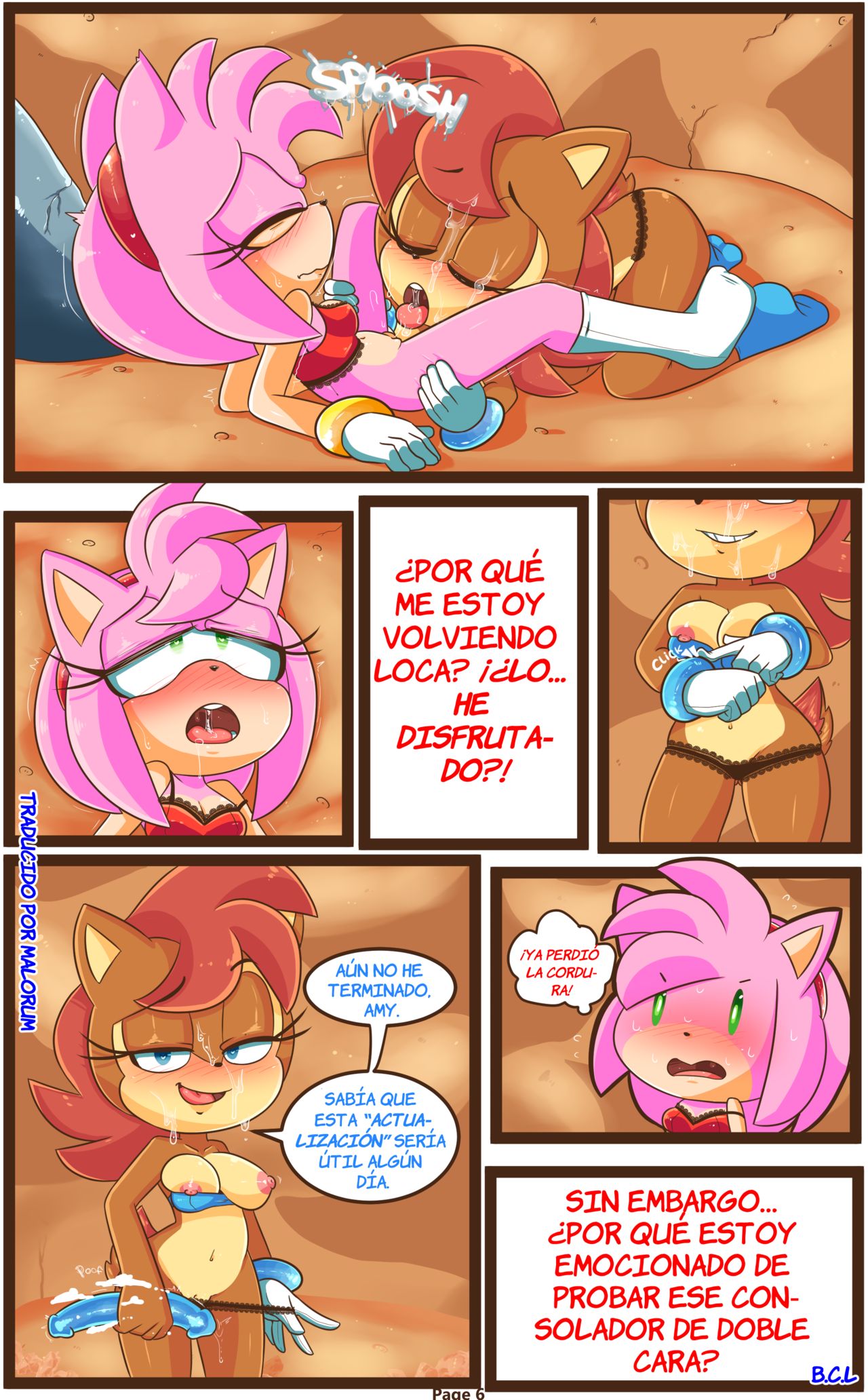 Sally &amp; Amy in The Forbidden fruit | En La Fruta Prohibida page 7 full
