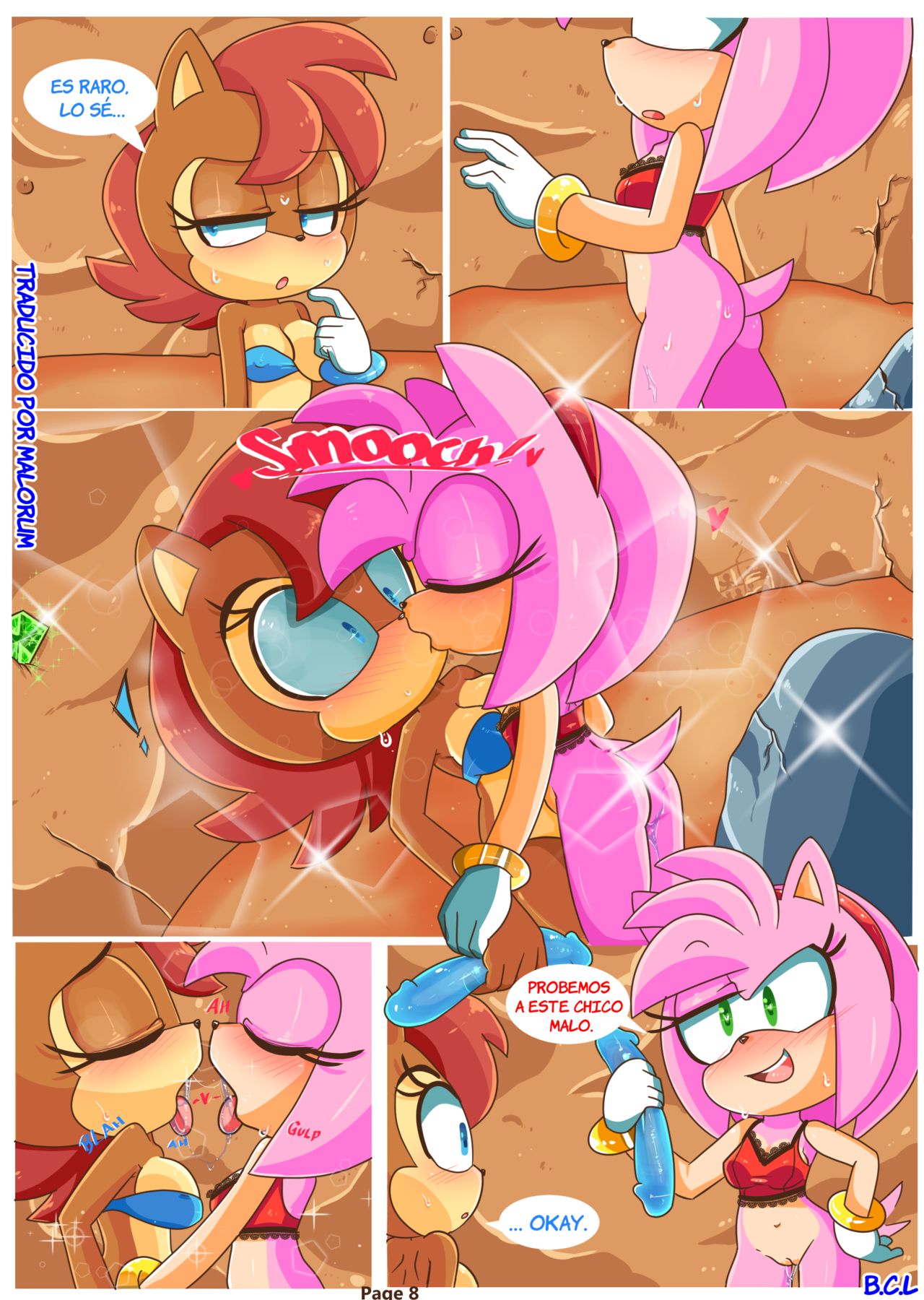 Sally &amp; Amy in The Forbidden fruit | En La Fruta Prohibida page 9 full