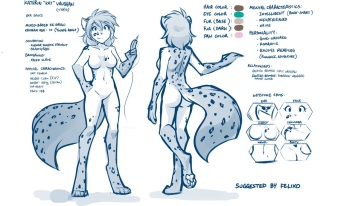 Twokinds Reference Sheets cover
