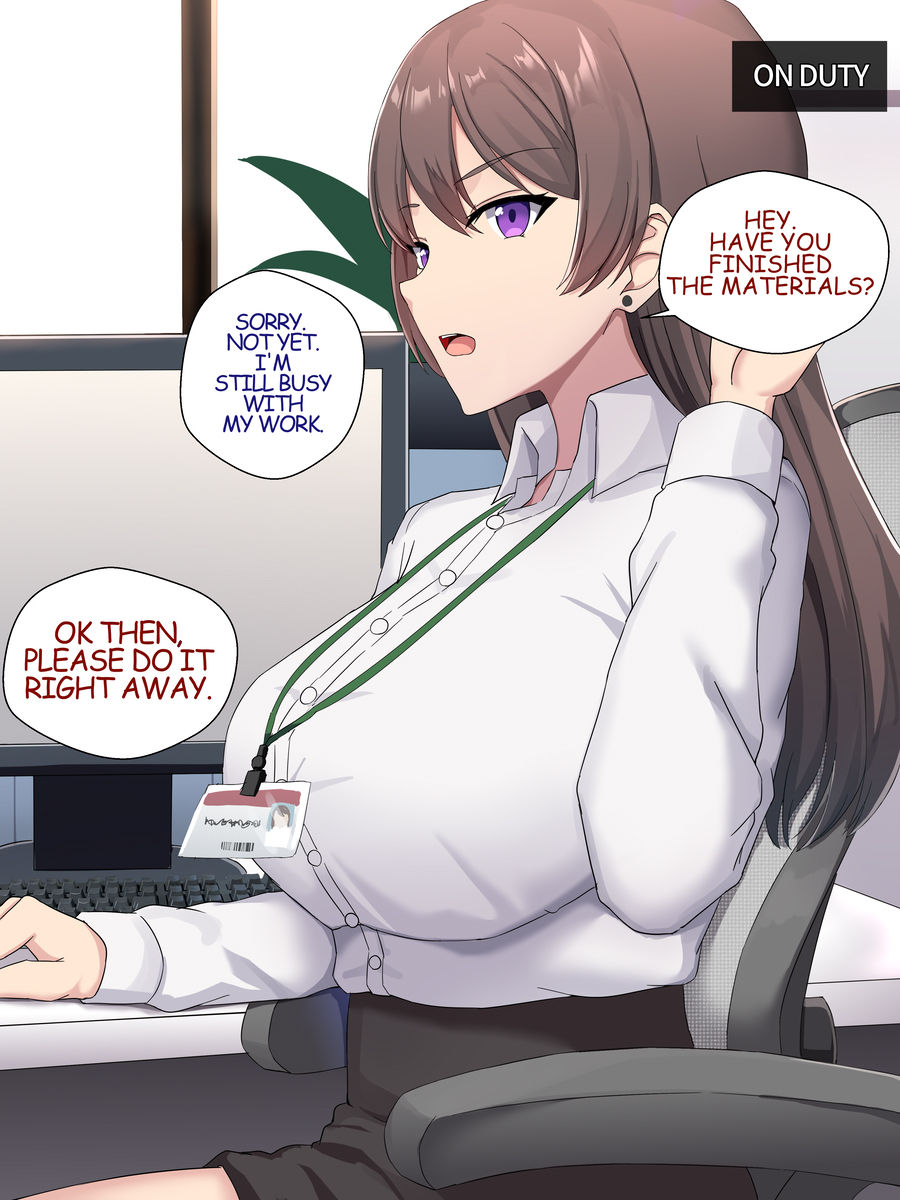 Shokuba no Senpai to Dosukebe Sex page 1 full