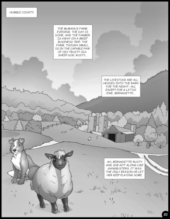 Down of the farm cover