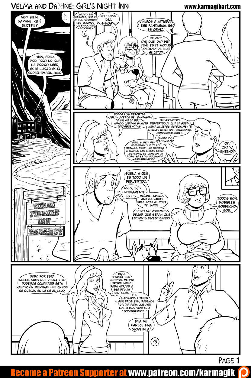 Velma &amp; Daphne Noche De Chicas En La Posada page 2 full