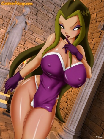 Sexy Darcy WITCH delights you with her naked body! cover