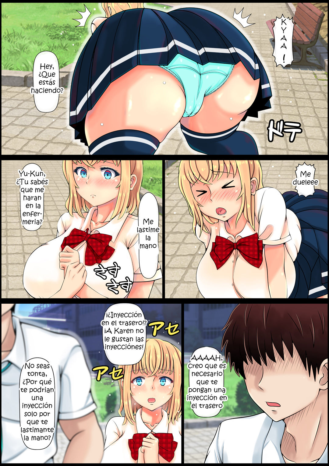 Muku Sugiru Osananajimi Bukkake Nakadashi Chiryou | Amiga de la infancia inocente recibe un tratamiento de "bukkake" para la hinchazón page 5 full