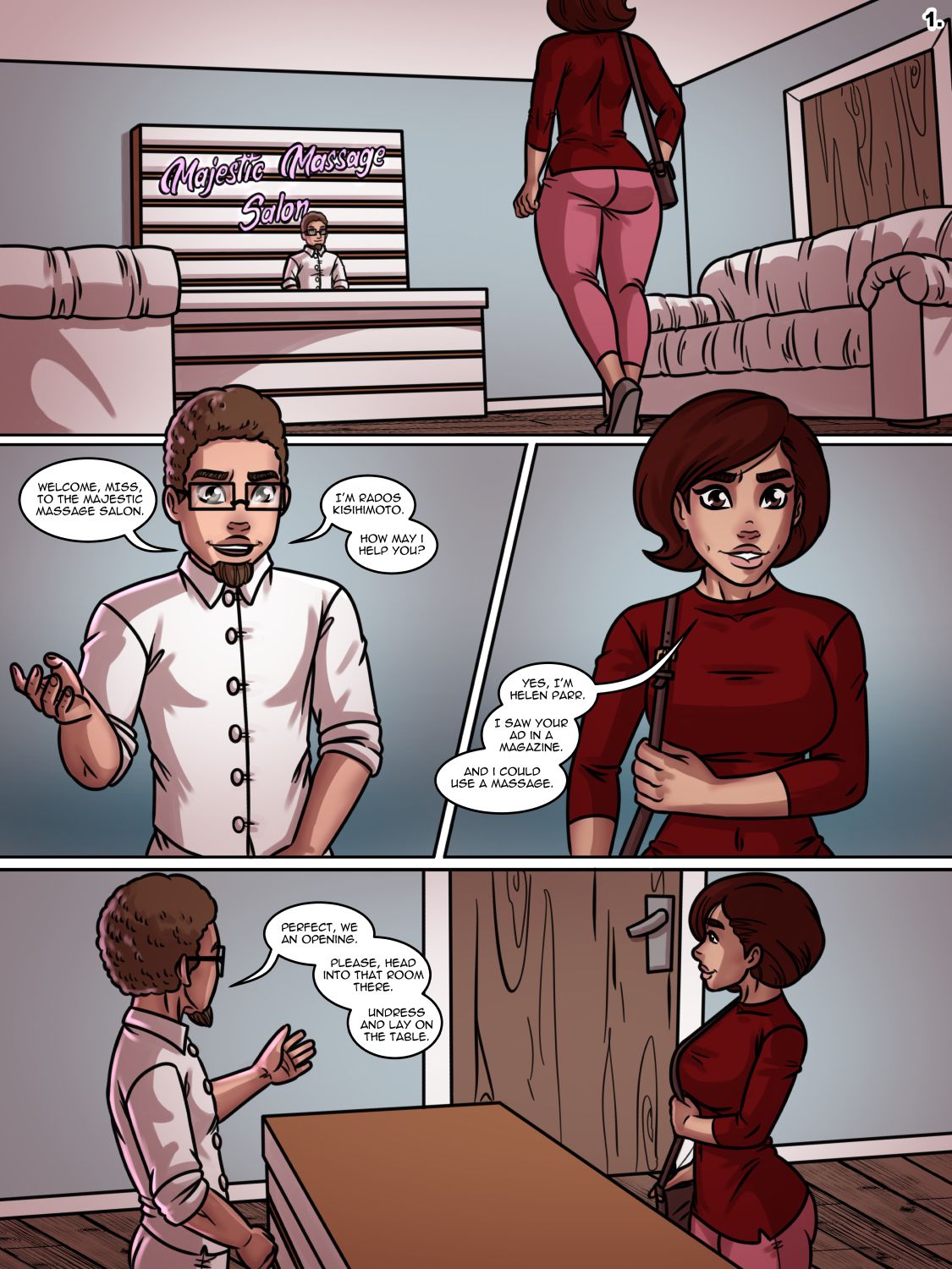 Majestic Massage Salon - Love Stories page 1 full