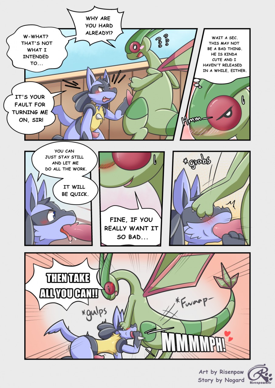 RISENPAW in the bath house page 3 full