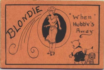 Blondie in "When Hubb'y's Away" cover