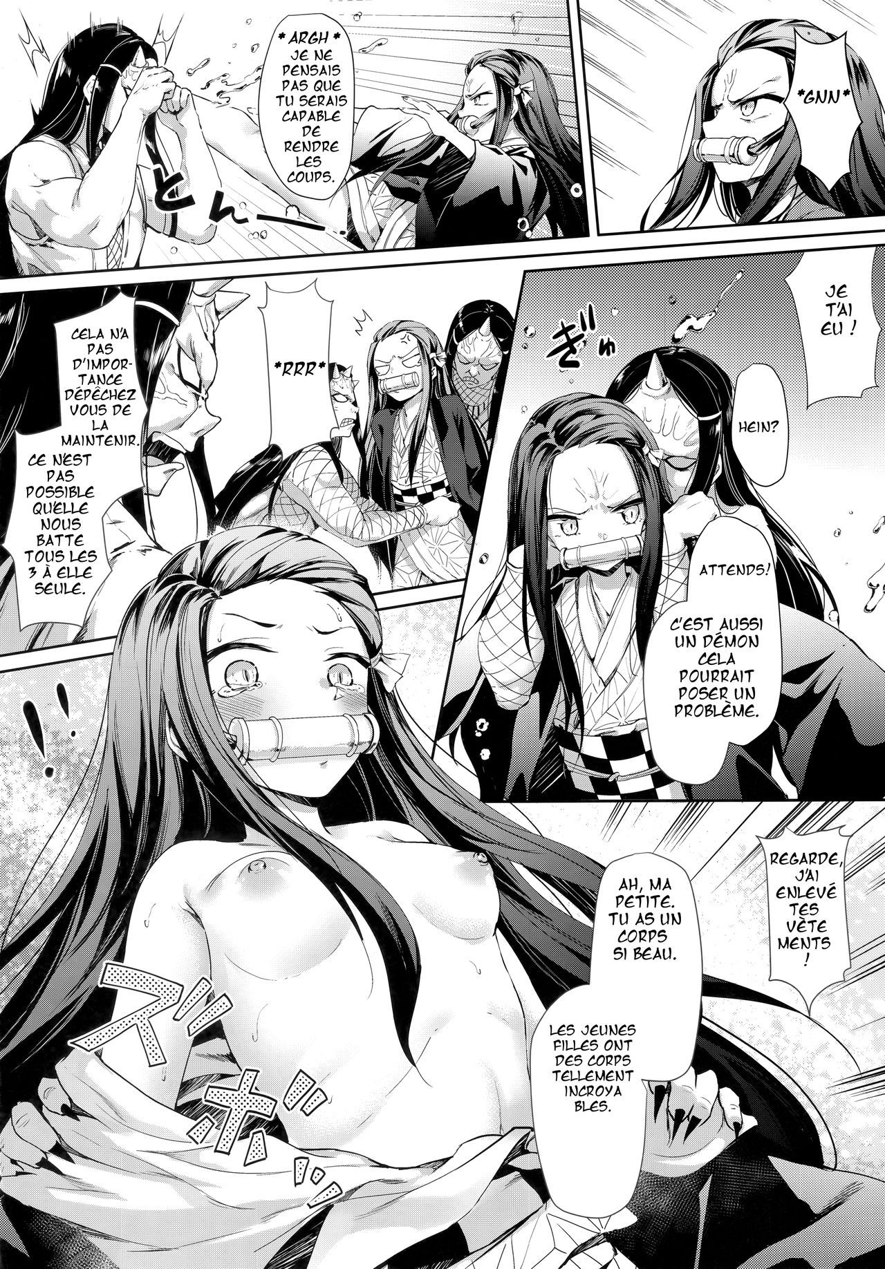 Moshi Nezuko ga Warui Hito ni Tsukamattara... page 3 full