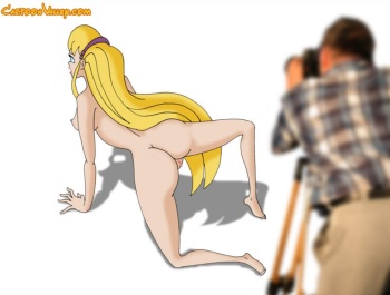 Stella Winx poses on a professional photo shoot cover