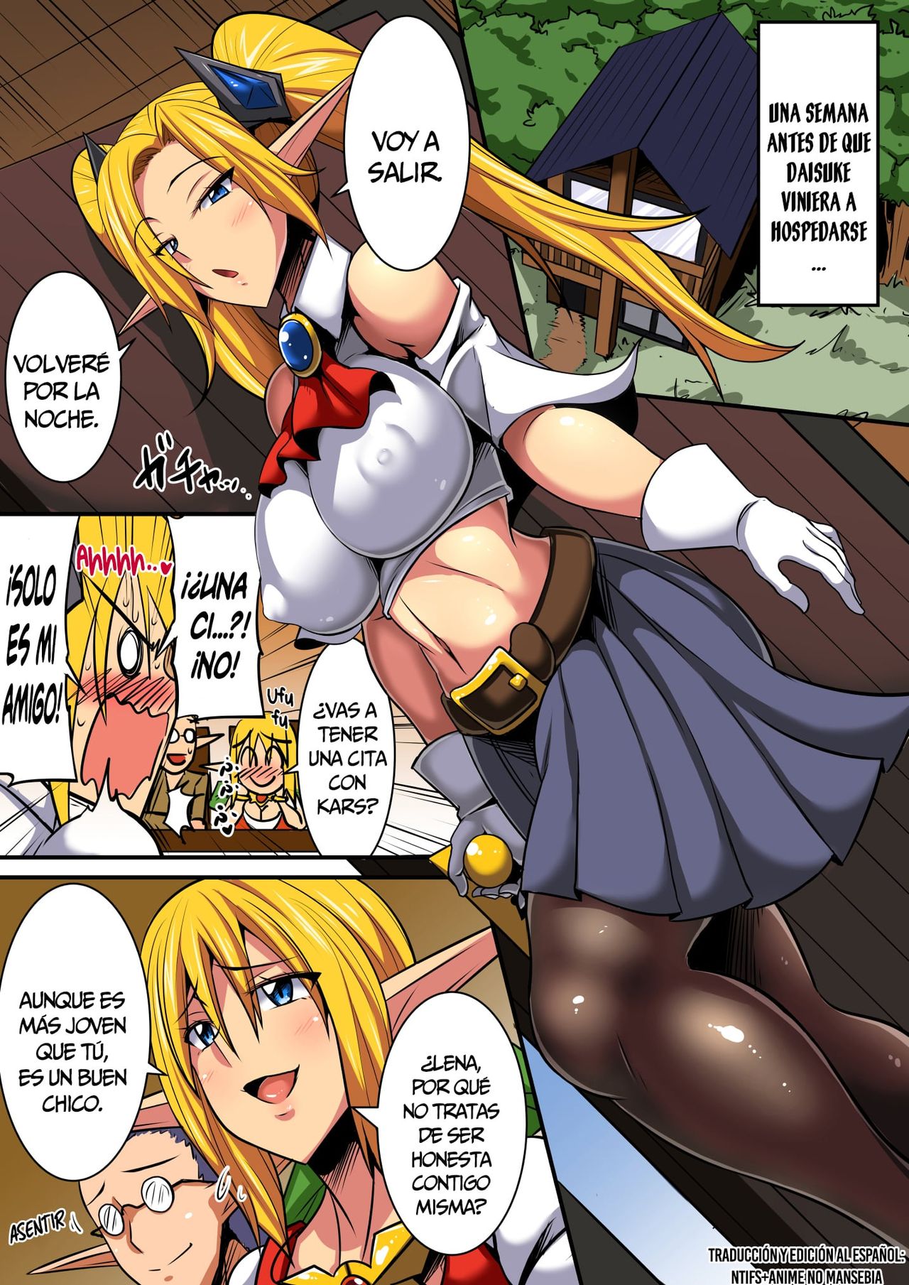 Elf Oyako to Pakopako Ibunka Kouryuu! ~Lena Hen~ page 4 full
