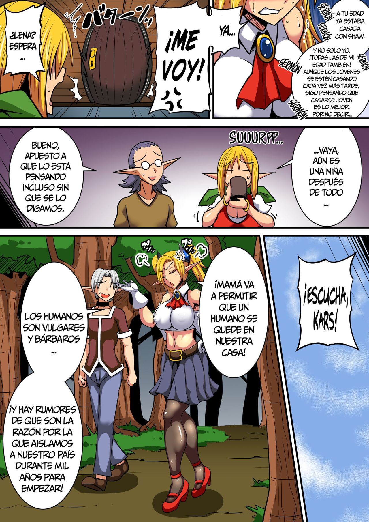 Elf Oyako to Pakopako Ibunka Kouryuu! ~Lena Hen~ page 5 full