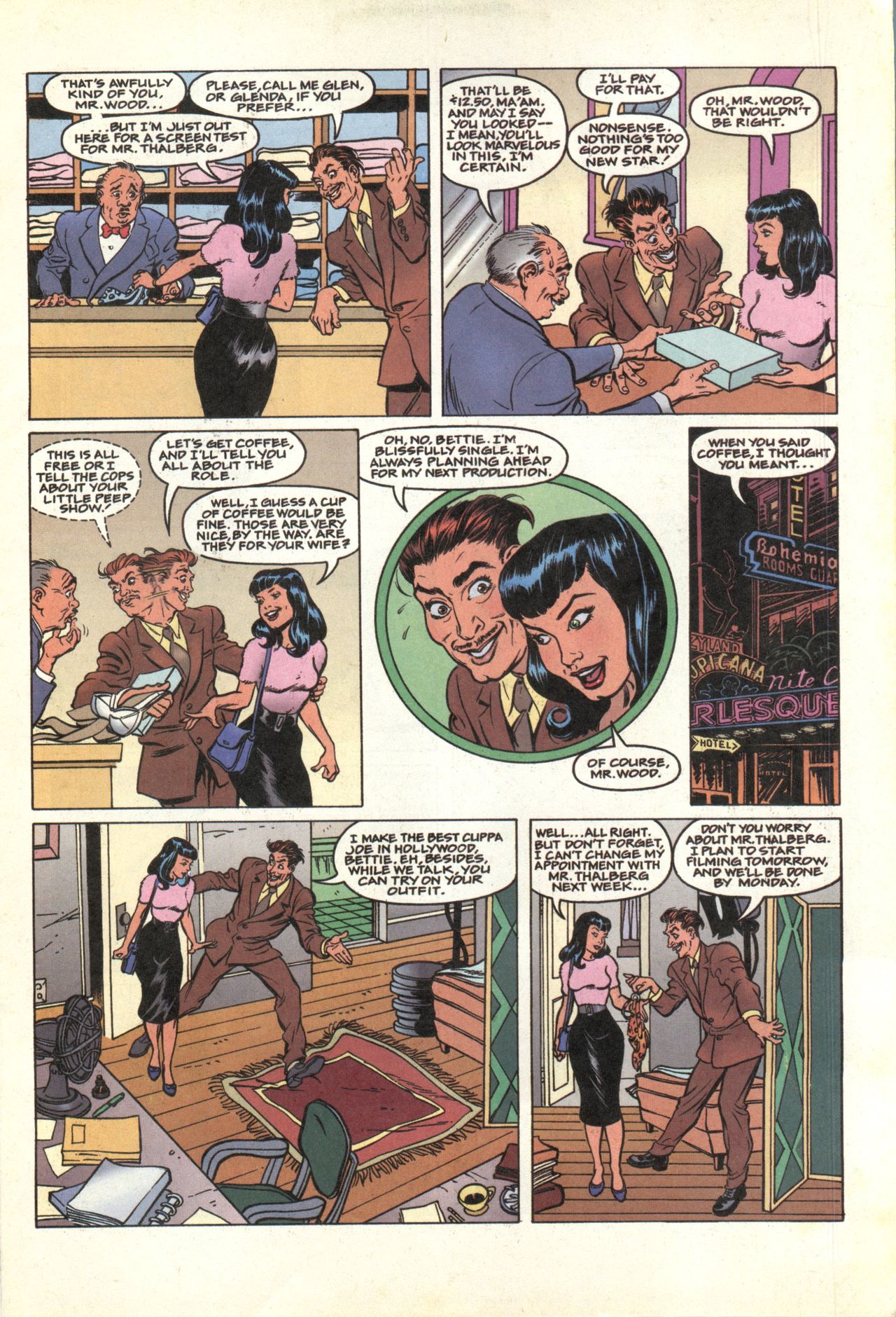 Bettie Page Comics 1 page 5 full