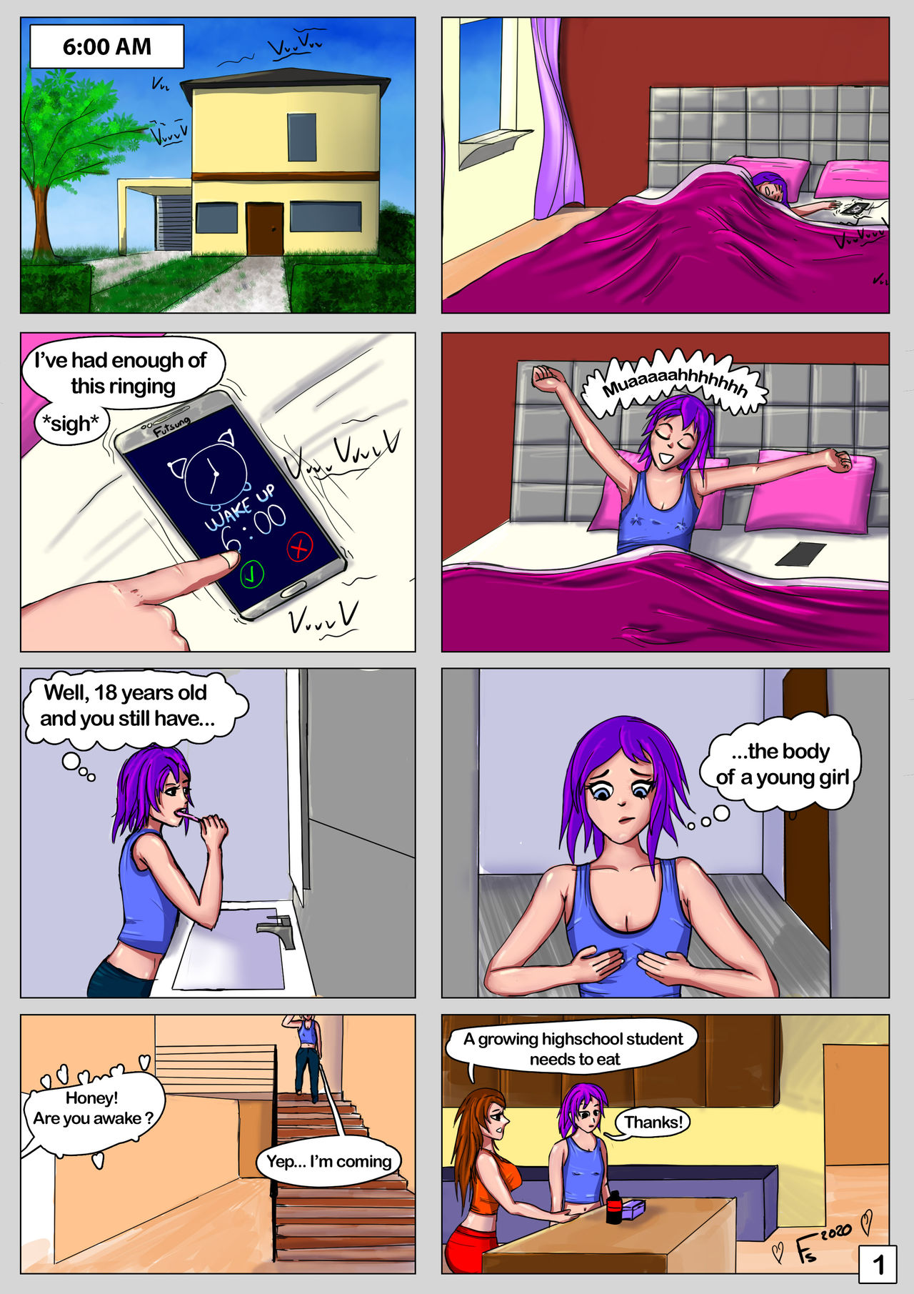 Lina's Story page 1 full