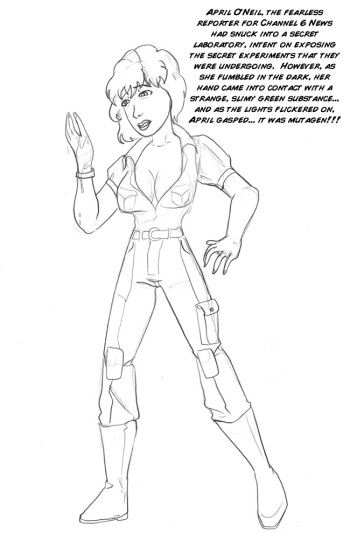 April the Mutant Turtle cover