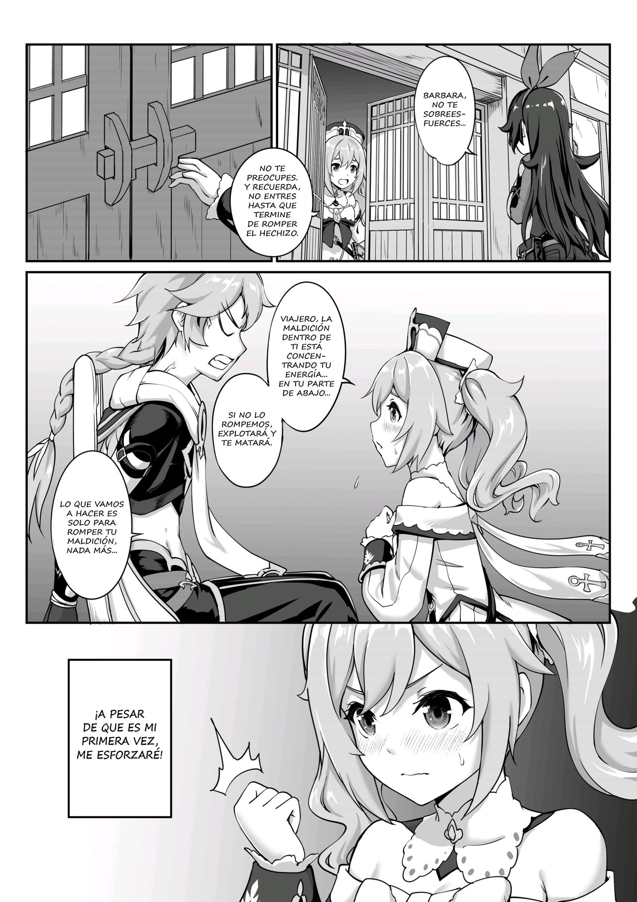 Genshin impact! Barbara STAR!DUSH! page 5 full