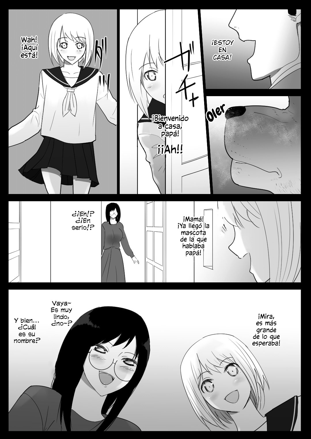 Watashi-tachi no Ie ni Pet ga Yattekita | Una Mascota Llegó a Nuestra Casa page 3 full