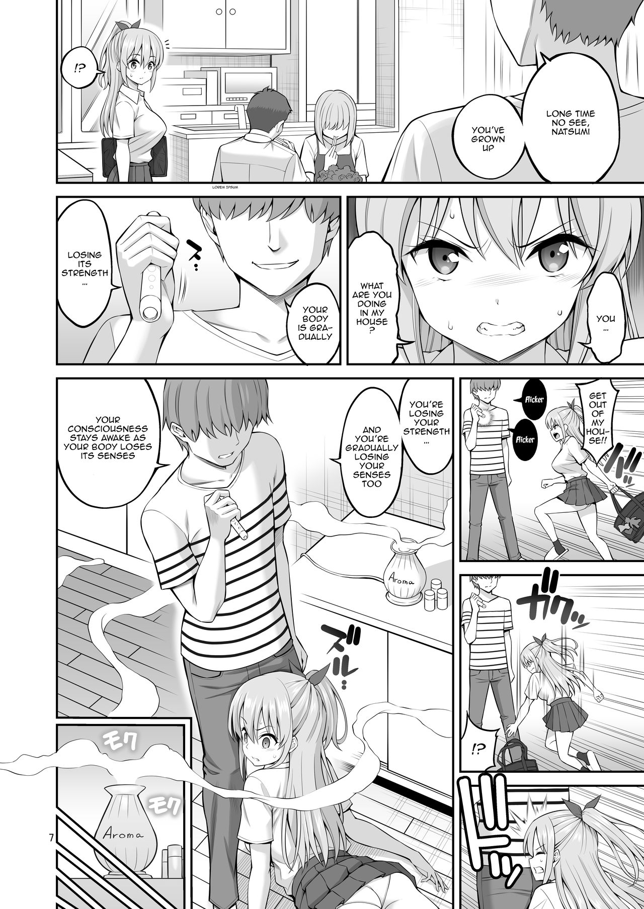 Imouto Saimin Kaihatsu "Karada ga Ugokanai!!" | Little Sister Hypno Development "I Can't Move My Body!!" page 7 full