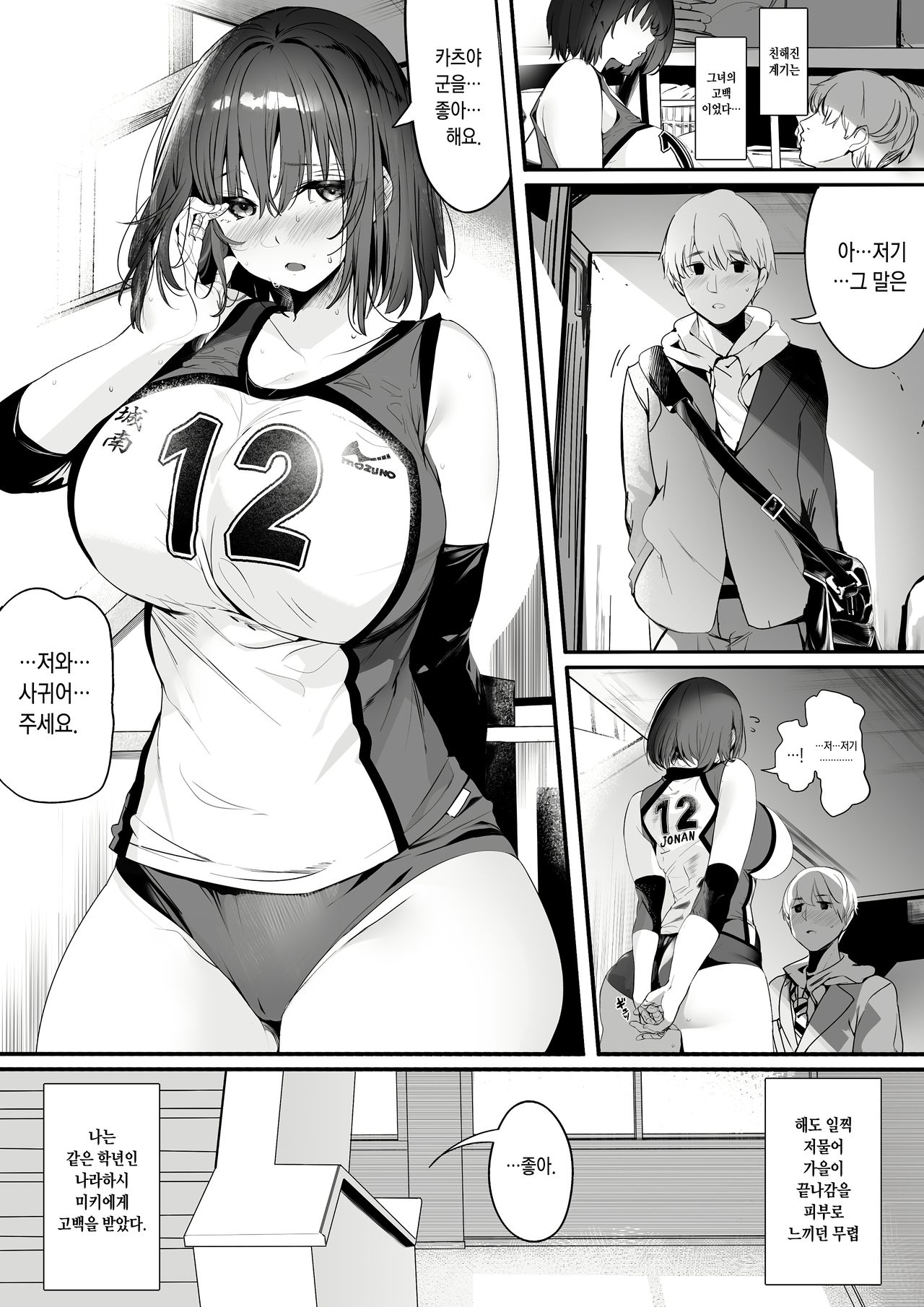 Koushinchou Volley-bu no Seisokei Kanojo ga Senpai no Mono ni Natte Shimau Ichibushijuu | 키가 큰 배구부의 청순한 그녀가 선배의 것이 될 때까지의 자초지종 page 2 full