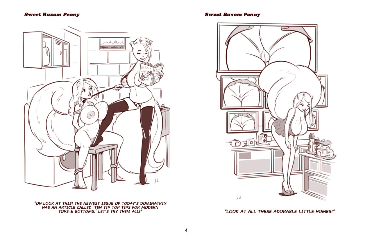 Sweet Buxom Penny Cartoons page 5 full