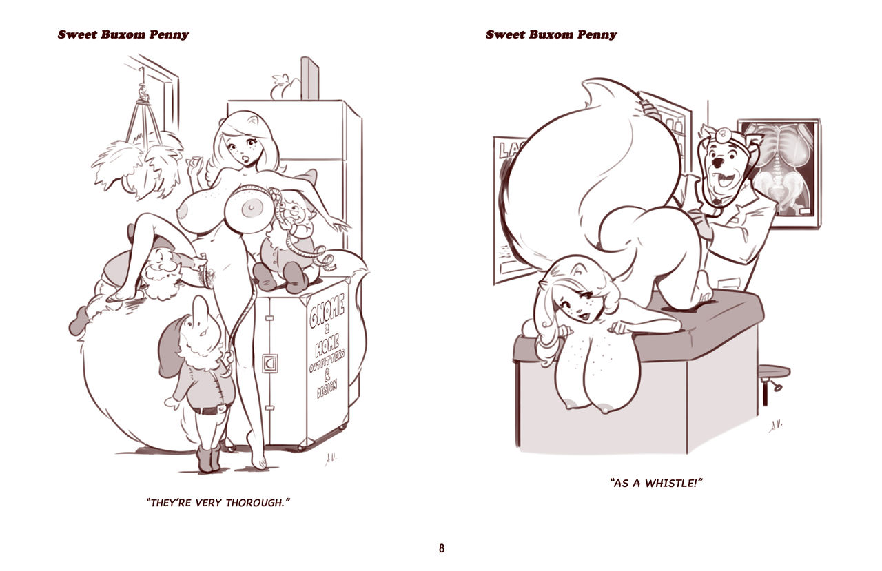 Sweet Buxom Penny Cartoons page 9 full
