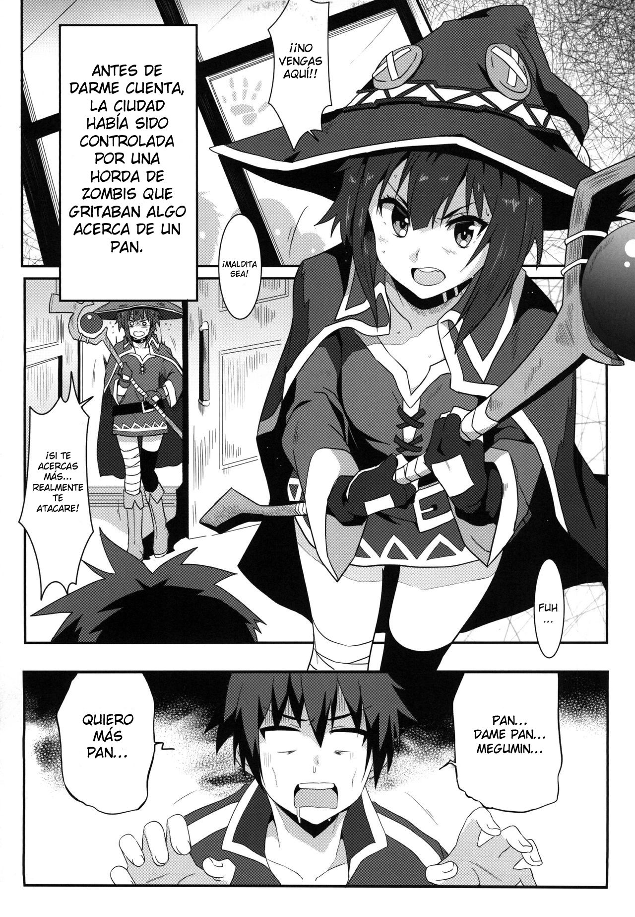 Megumin ni Kareina Shasei o! 4 | ¡Bendiciendo a Megumin con una Magnífica Explosión! 4 page 3 full